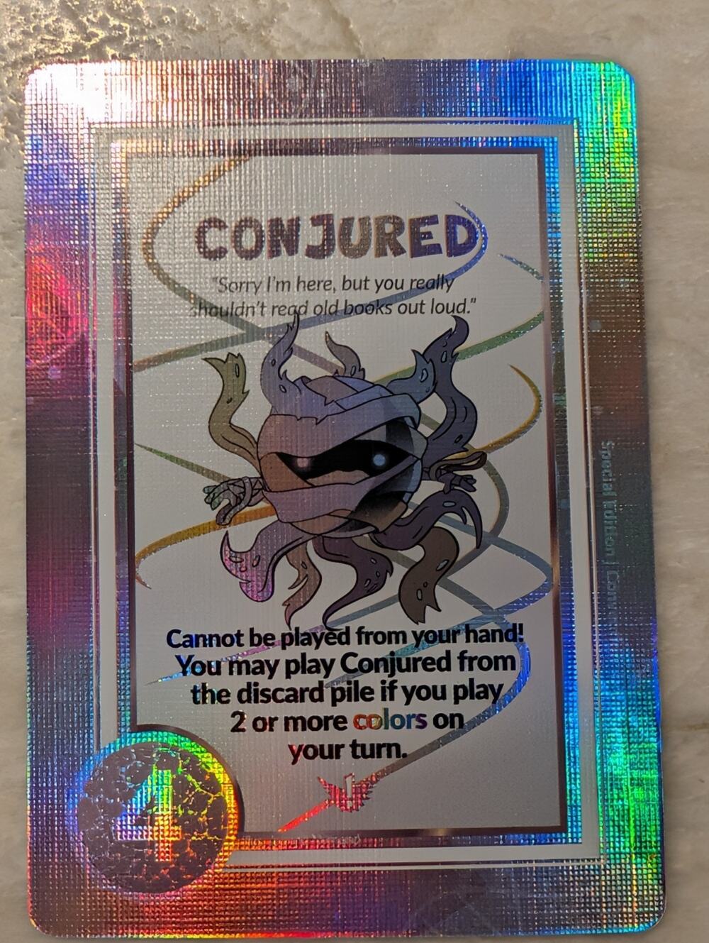 Gen Con 2023 Doomlings “Conjured” Foil Promo Card – Convention Exclusive